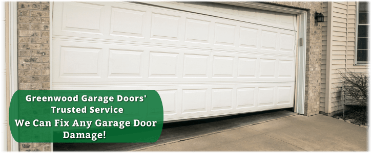 Garage Door Off Track In Greenwood